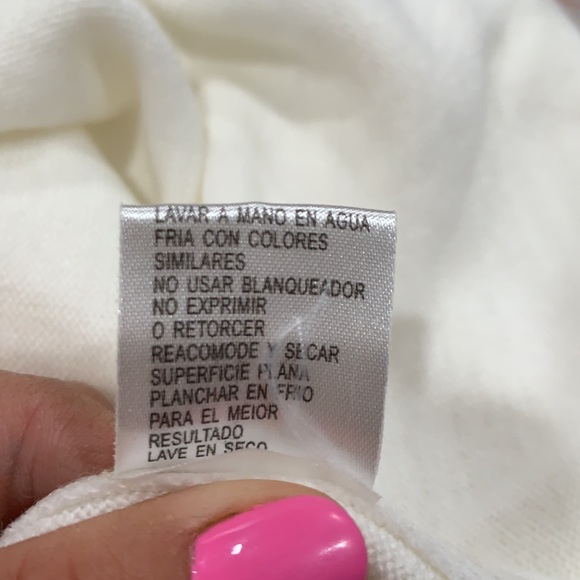 Carolyn Taylor Women Ivory Cardigan M - Picture 9 of 9